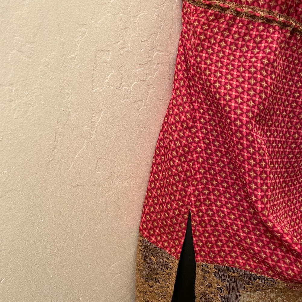 Express Red & Brown Lace Camisole Top Size XS NWT - Picture 5 of 10